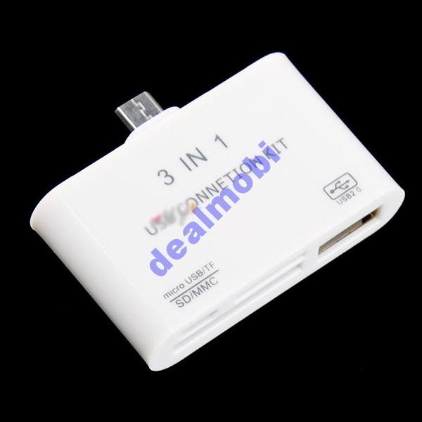 Mikro USB OTG Картрідер Card Reader SD, MMC, TF