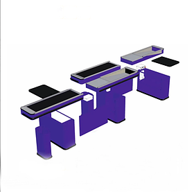 Касовий бокс DUO з транспортерною стрічкою