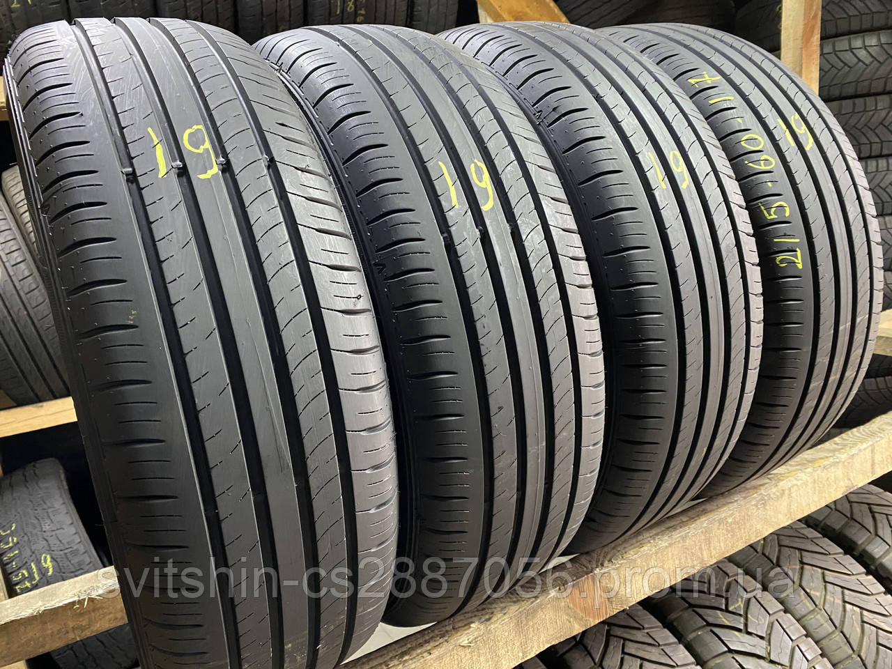 Літні шини 215/60R17 Dunlop Enasave EC300+ 2019рік 7мм 4шт