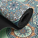 Замшевий двошаровий килимок для йоги 183x61x0.3 см Record FI-5662-15, фото 5