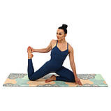 Замшевий двошаровий килимок для йоги 183x61x0.3 см Record FI-5662-15, фото 7