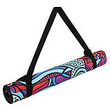 Замшевий двошаровий килимок для йоги 183x61x0.3 см Record FI-5662-16, фото 9