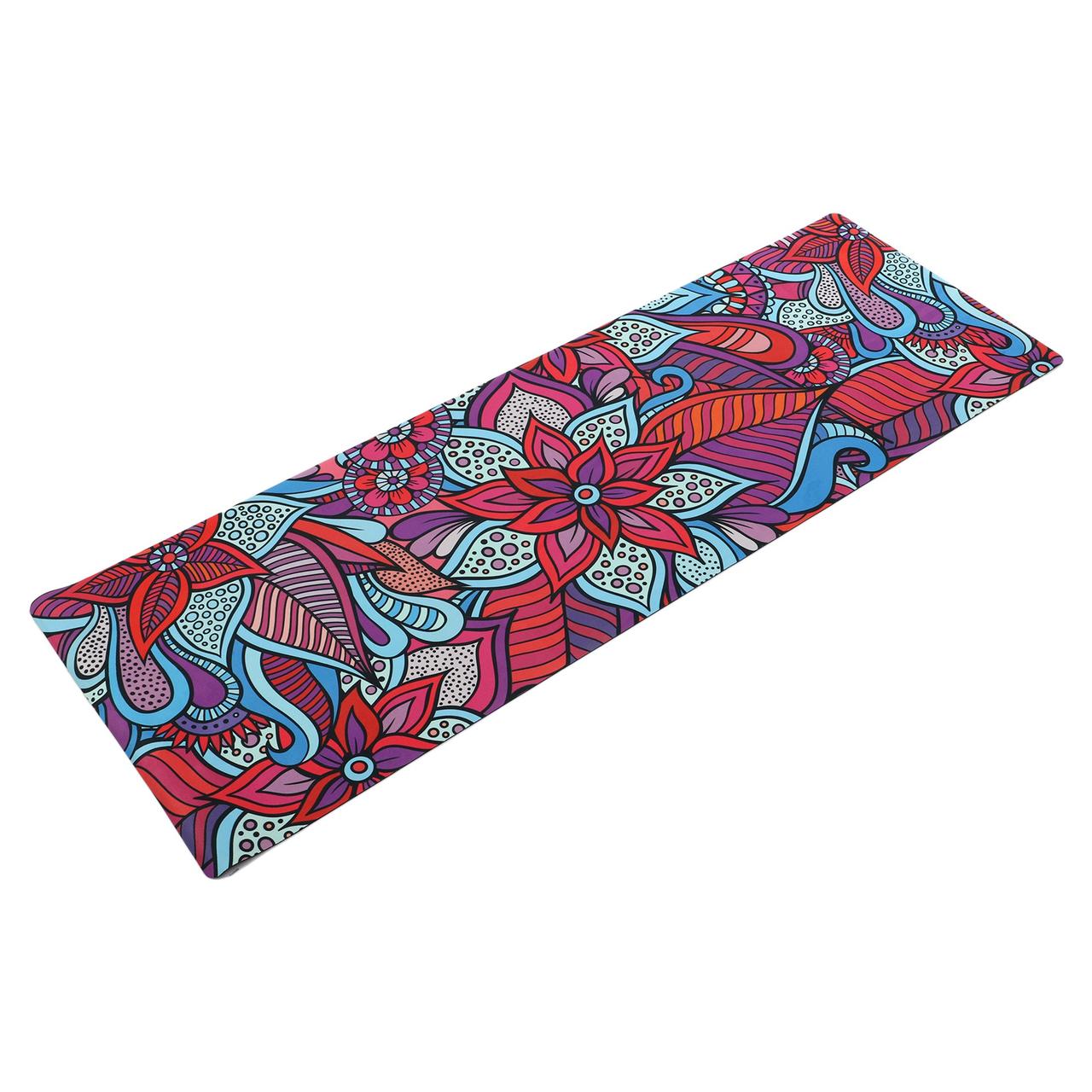 Замшевий двошаровий килимок для йоги 183x61x0.3 см Record FI-5662-16, фото 1