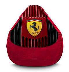 Крісло мішок «Ferrari Logo Red» Флок