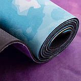 Замшевий двошаровий килимок для йоги 183x61x0.3 см Record FI-5662-19, фото 5