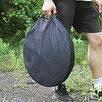 Стильний ультра чорний чохол сумка з тканини оксфорд для сковороди з диска борони 70 см