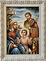Икона янтарная " Святое семейство " Ікона з бурштину " Сім'я Святих " 20x30 см