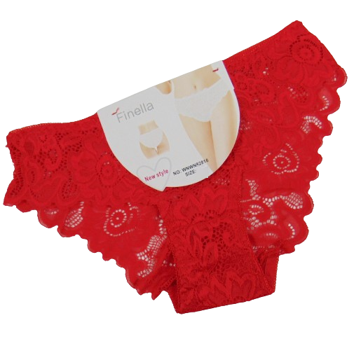 Мереживні трусики Finella 82816 2XL червоні
