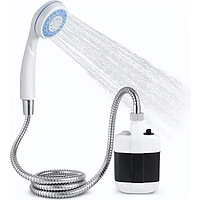 Аккумуляторный душ Travel shower с помпой и зарядкой от USB 2200 мАч 12 В, Переносной туристический душ