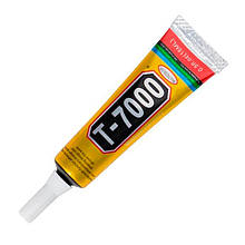 Клей силіконовий Suxun T-7000 / T7000 універсальний / герметик / з дозатором 15 мл чорний