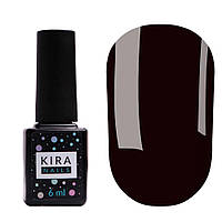 Гель-лак Kira Nails №153 (темный баклажан, эмаль), 6 мл