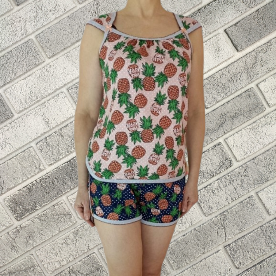 Піжама жіноча "Крило" (з шортами) р.92 УКРАЇНА 100% бавовна реактив 20020538, фото 1