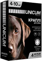 Краплі від бліх і кліщів для собак 4-10 кг UNICUM Premium 1 амп. 1,0 мл