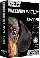 Капли от блох и клещей для собак до 4кг UNICUM Premium 1 амп. 0,5мл