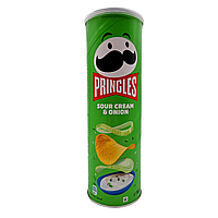 Чіпси Pringles зі смаком сметани та цибулі 165 г