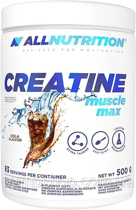 Креатин-моногідрат з таурином AllNutrition Creatine Muscle Max 500 г (кола), фото 2