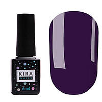 Гель-лак Kira Nails №157 (темно-фиолетовый, эмаль), 6 мл