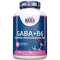 Габа Haya Labs GABA + B-6 500 мг 100 капсул