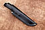 Ніж для полювання ручної роботи Боров 5, нескладний ніж із дамаської сталі, зі шкіряним чохлом у комплекті, фото 5