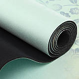 Замшевий двошаровий килимок для йоги 183x61x0.3 см Record FI-5662-23, фото 6