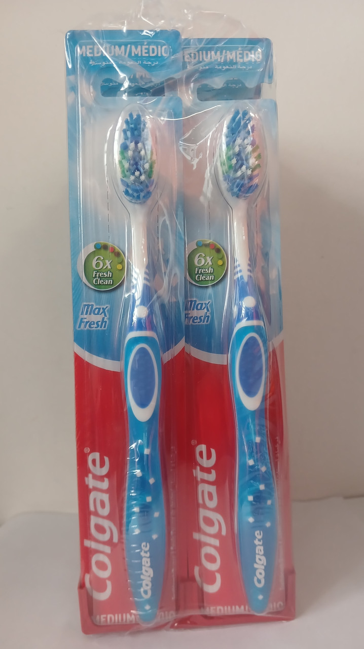 Щітка зубна Colgate Max Fresh Medium середня 12 шт.