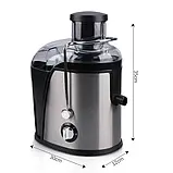 Соковижималка RAF R.2805 450ml 250W Silver-Black, фото 4