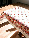 Скатертина Клейонка силікон на метраж "Вишиванка" відріз від 1 метра, фото 2