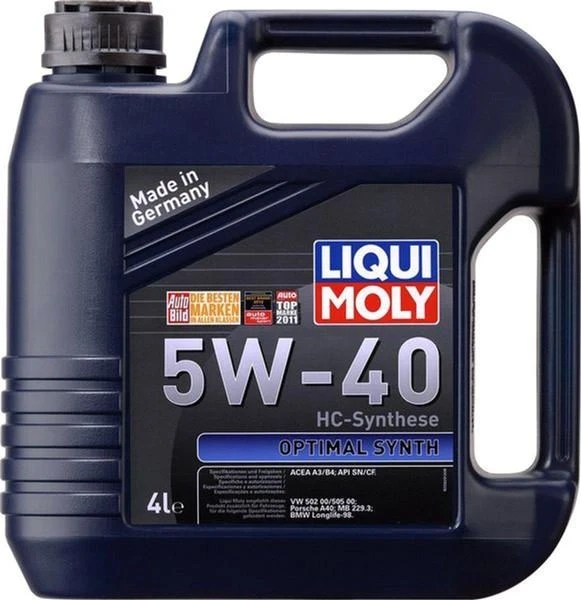 LIQUI MOLY Олива моторна LIQUI MOLY Optimal Synth 5W-40 4 л