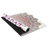 Замшевий двошаровий килимок для йоги 183x61x0.3 см Record FI-5662-24, фото 3