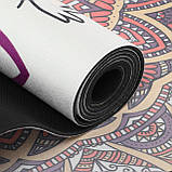 Замшевий двошаровий килимок для йоги 183x61x0.3 см Record FI-5662-24, фото 6