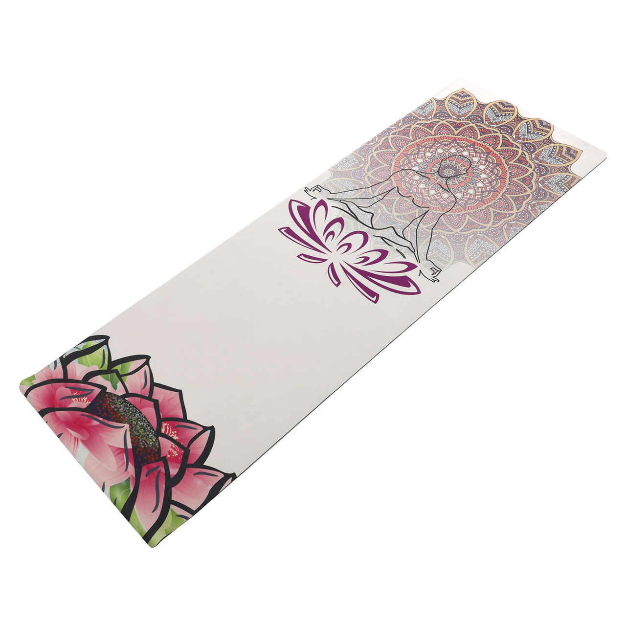 Замшевий двошаровий килимок для йоги 183x61x0.3 см Record FI-5662-24, фото 1