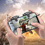 Ігрові тригери курки джойстики F01 чорні для телефона смартфона pubg пубг mobile call of duty, фото 5