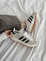 Жіночі Кросівки Adidas Campus 00s Grey Black / Адідас Кампус 00 Сірі з Чорним, фото 4