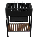 Мангал стаціонарний daddy smoke на 6 шампурів, фото 3