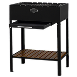 Мангал стаціонарний daddy smoke на 6 шампурів, фото 5