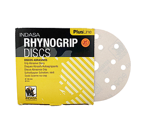 Абразивні круги INDASA PLUS LINE d=150 мм/ 15 отв. P80-P1000 (уп.-50 шт.), P80, фото 3