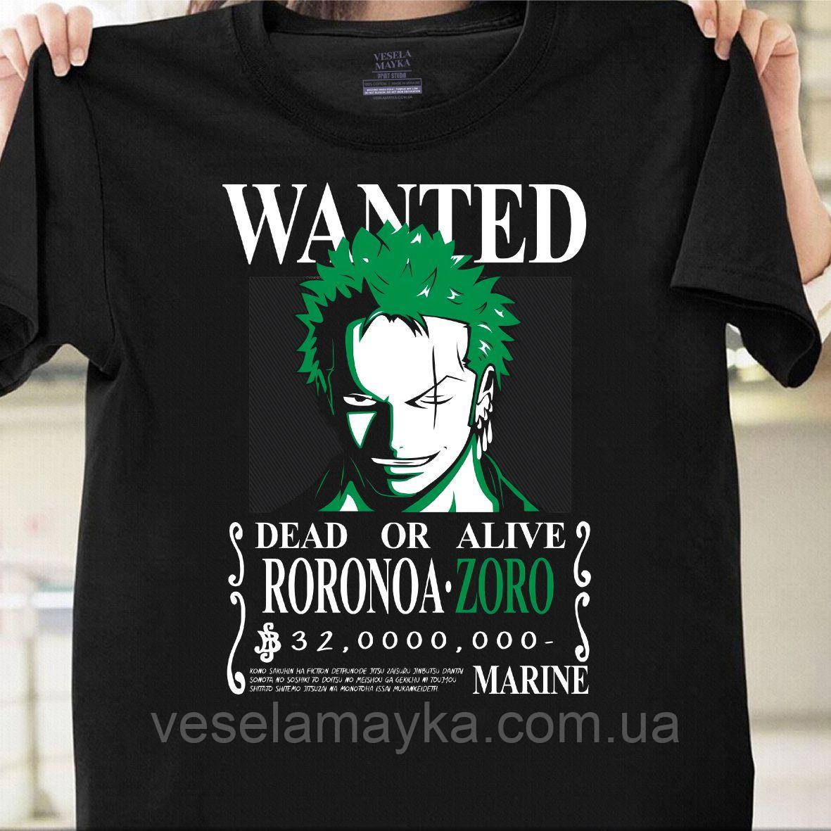 Футболка Zoro (One Piece), фото 1