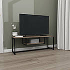 Тумба під телевізор лофт ТВЛ-4. Тумбочка для ТВ техніки loft полиця підставка. Меблі у вітальню