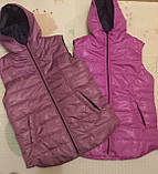 Жилетка жіноча рожева, фото 3