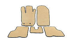 Килимки EVA для російського Kaptur  Бежевий  для Renault Captur 2013-2019 рр