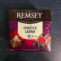 Чай фруктовий Remsey Owoce Lesne зі смаком лісових ягід 20 пак