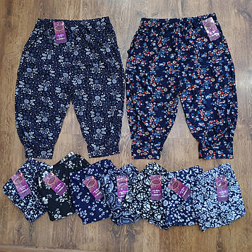 Жіночі бріджи-султанки,холодок"Золото" 48-54  Art: 705 Опт(упаковками по 12 шт.)