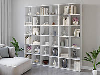 Стеллаж для дома и офиса на 36 ячеек Стеллаж для книг из ЛДСП 212.8х212.8х30 см