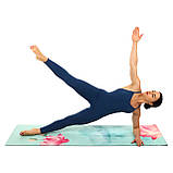 Замшевий двошаровий килимок для йоги 183x61x0.3 см Record FI-5662-27, фото 8