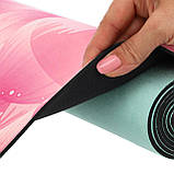 Замшевий двошаровий килимок для йоги 183x61x0.3 см Record FI-5662-27, фото 6