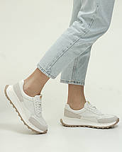 Кросівки весняні Lonza 185136 36 білі шкіра, фото 3