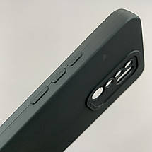 Чохол для Xiaomi Redmi 9 чохол однотонний із захистом камери на телефон сяомі редмі 9 чорний s2l, фото 4