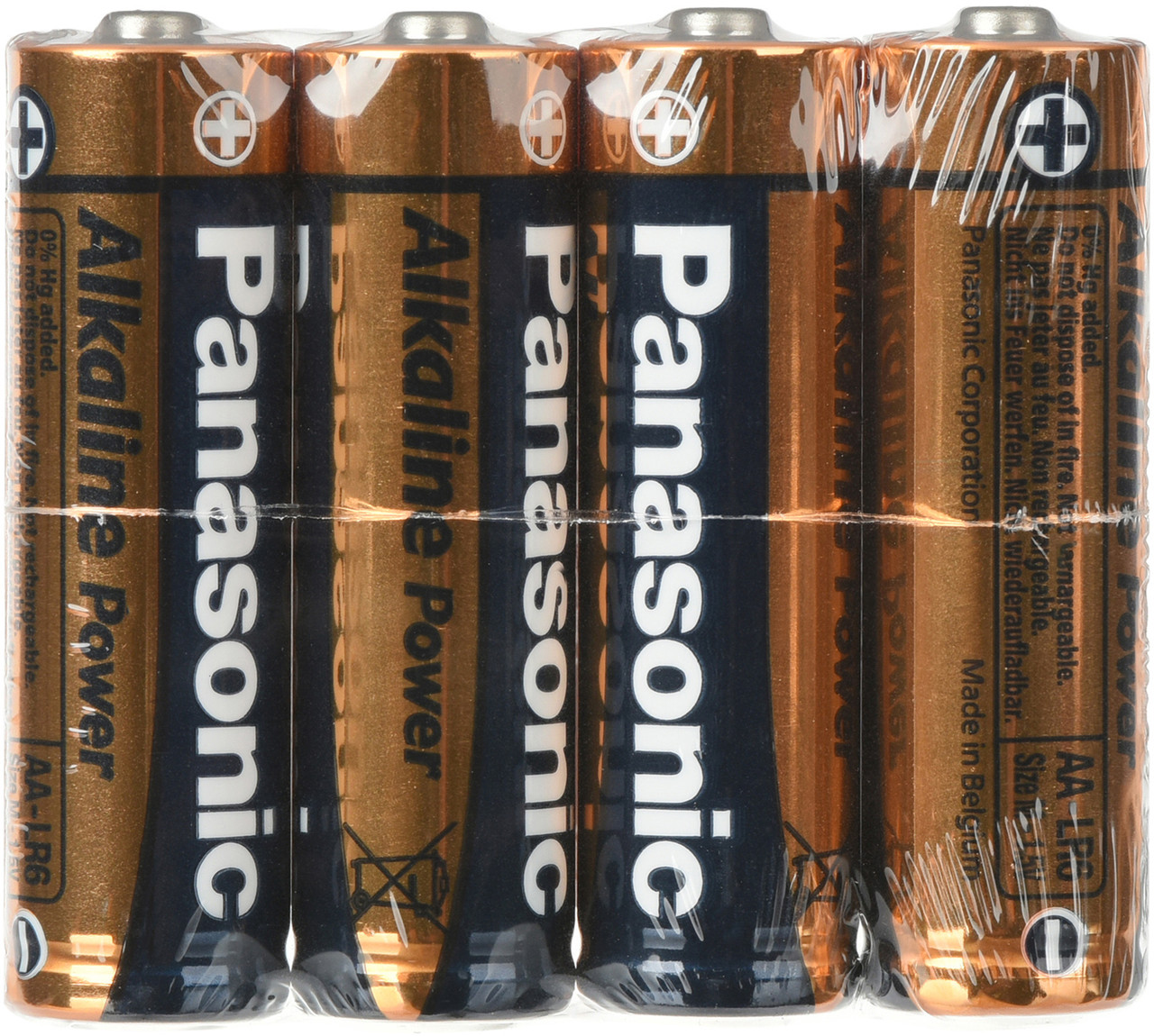 Батарейки Panasonic Alkaline Power лужні AA плівка, 4 шт, фото 1