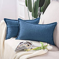 Набор Madizz с 2 короткими декоративными наволочками из синели Мягкая декоративная наволочка для дивана в спал