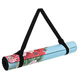 Замшевий двошаровий килимок для йоги 183x61x0.3 см Record FI-5662-29, фото 8